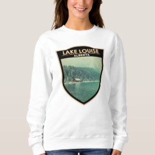 Lake Louise Alberta Kanada Reise Kunst Vintage Sweatshirt