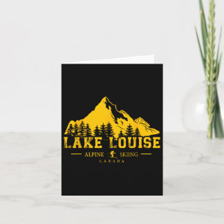 Lake Louise Alberta Kanada Skigebiet Alberta Karte