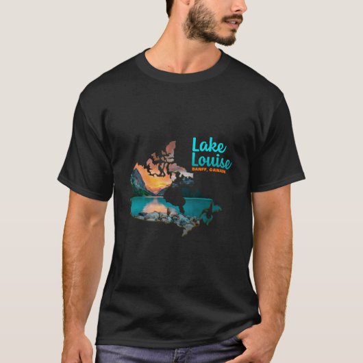 Lake Louise Banff Alberta Canada Glacier Icefield T-Shirt (Vorderseite)