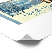 Lake Louise Banff Alberta Canada ski Poster (Ecke)