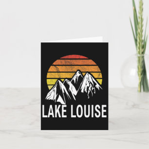 Lake Louise Banff Alberta Canada Ski Resort Snowbo Karte