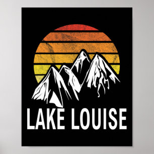 Lake Louise Banff Alberta Canada Ski Resort Snowbo Poster