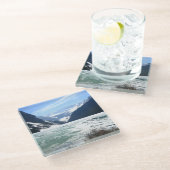 Lake Louise, Banff, Alberta, Kanada Glasuntersetzer (Schrägansicht)