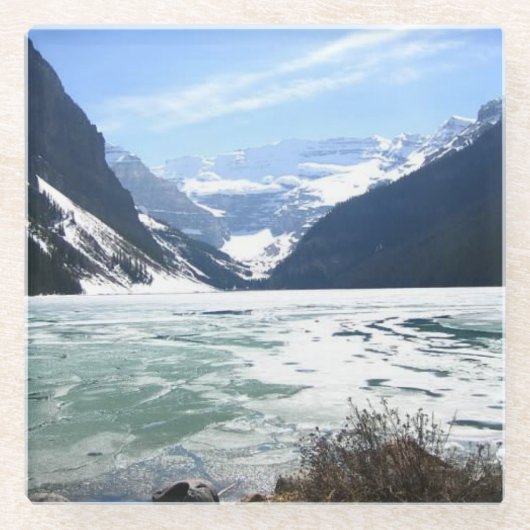 Lake Louise, Banff, Alberta, Kanada Glasuntersetzer (Vorderseite)