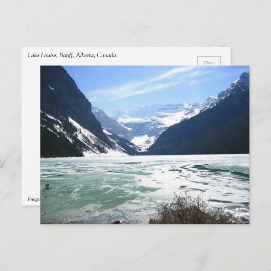 Lake Louise, Banff, Alberta, Kanada Postkarte (Vorne/Hinten)