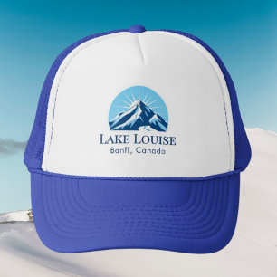 Lake Louise Banff Kanada Skigebiet Hut Truckerkappe