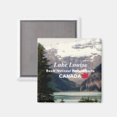 Lake Louise/Banff National Park, Alberta Canada Magnet (Vorderseite/Rückseite)
