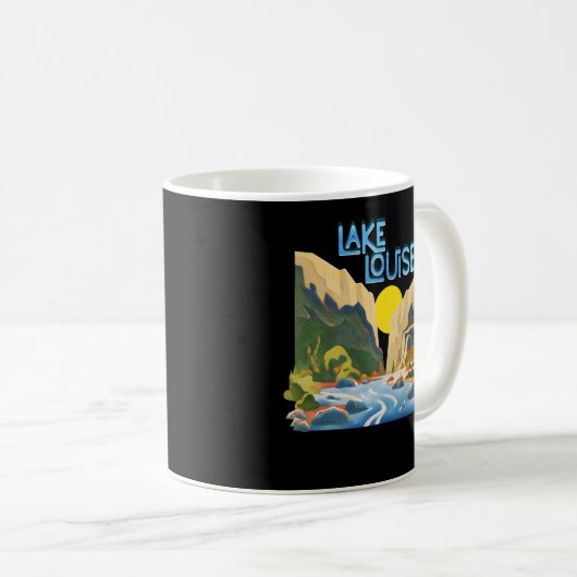 Lake Louise Banff National Park Alberta Kanada Kaffeetasse (VorderseiteRechts)