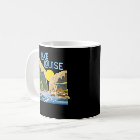 Lake Louise Banff National Park Alberta Kanada Kaffeetasse (Vorderseite Links)