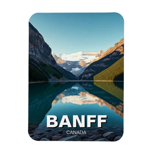 Lake Louise: Banff National Park Canada Magnet (Vertikal)