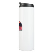 Lake Louise Banff National Park Red Sunrise Thermosbecher (Nach rechts gedreht)