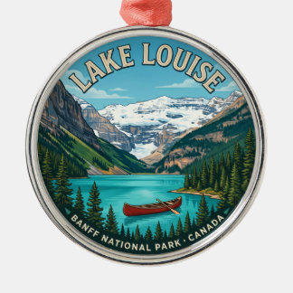 Lake Louise, Banff-Nationalpark Kanada Ornament Aus Metall