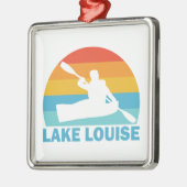 Lake Louise Banff Nationalpark Kayak Ornament Aus Metall (Links)