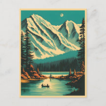 Lake Louise Banff Nationalpark Retro-Reise