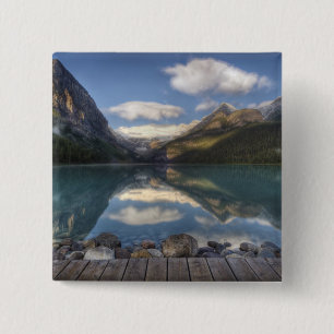 Lake Louise bei Sonnenaufgang, Banff National Park Button