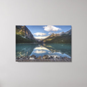 Lake Louise bei Sonnenaufgang, Banff National Park Leinwanddruck