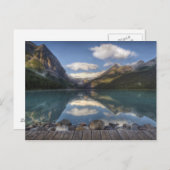 Lake Louise bei Sonnenaufgang, Banff National Park Postkarte (Vorne/Hinten)