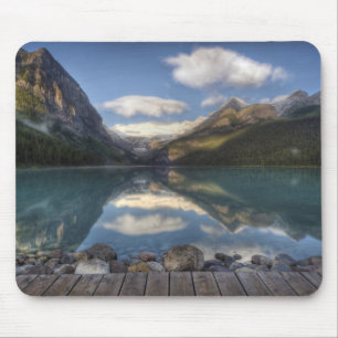 Lake Louise bei Sonnenaufgang, Banff-Nationalpark, Mousepad