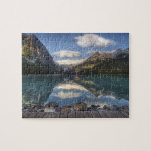 Lake Louise bei Sonnenaufgang, Banff-Nationalpark, Puzzle