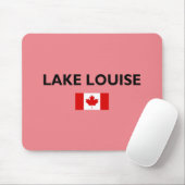 Lake Louise Canada Kanadische Flagge Licht Farbe Mousepad (Mit Mouse)