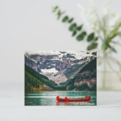 Lake Louise Canada Postkarte (Stehend Vorderseite)