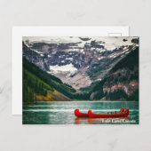 Lake Louise Canada Postkarte (Vorne/Hinten)