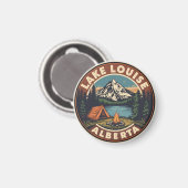 Lake Louise Canada Travel Gift Banff National Park Magnet (Vorderseite/Rückseite)