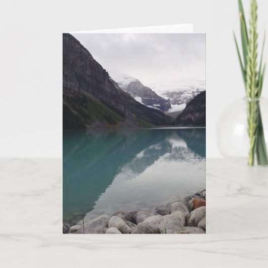 Lake Louise Feiertagskarte (Vorderseite)