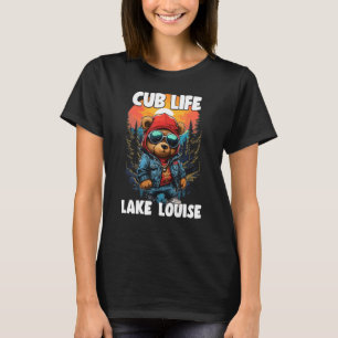 Lake Louise Grizzle Brown Bären Cub Hemd für Kinde T-Shirt