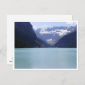 Lake Louise im Sommer Postkarte (Vorne/Hinten)