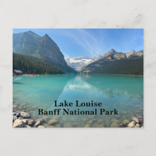 Lake Louise in Banff Canada Feiertagspostkarte