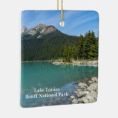 Lake Louise in Banff Canada Keramikornament (Rechts)