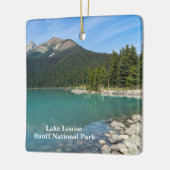 Lake Louise in Banff Canada Keramikornament (Links)