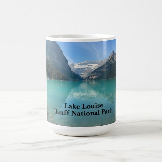 Lake Louise in Banff Kanada Kaffeetasse (Mittel)