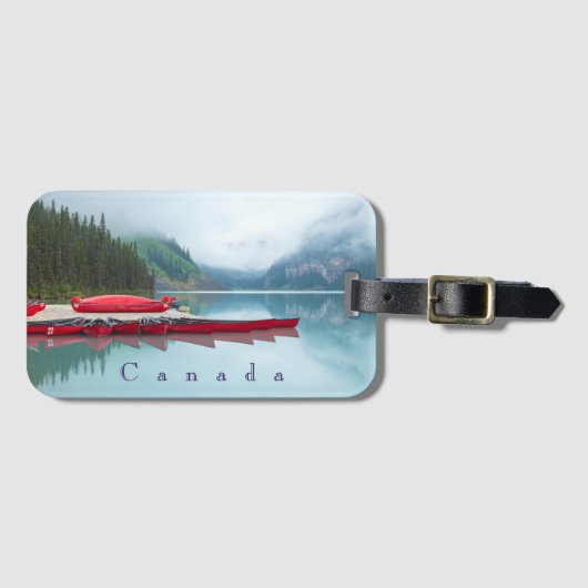Lake Louise Kanada Gepäckanhänger (Vorderseite (Horizontal))