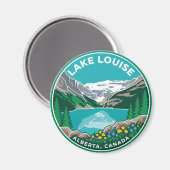 Lake Louise Kanada Magnet (Vorderseite/Rückseite)