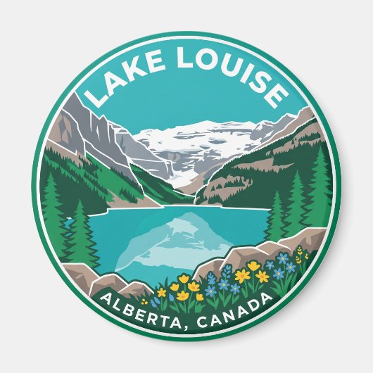 Lake Louise Kanada Magnet (Vorne)