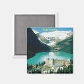 Lake Louise, Kanada Magnet (Vorderseite/Rückseite)