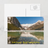 Lake Louise, Kanada Postcard Postkarte (Vorne/Hinten)