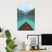 Lake Louise Kanada Reiseplakat Poster (Heimbüro)