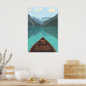 Lake Louise Kanada Reiseplakat Poster (Küche)