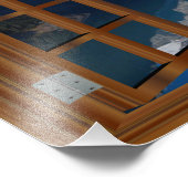 Lake Louise Mountain Reflection Lake Imitats Windo Fotodruck (Ecke)