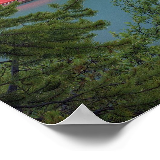 Lake Louise Poster (Ecke)