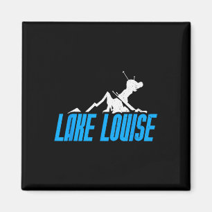 Lake Louise Ski Snowboarding Canada Resort Dist Magnet