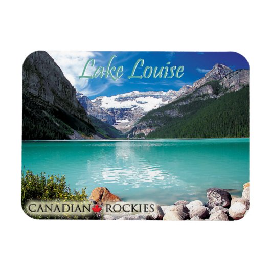 Lake Louise - Souvenir Kühlschrankmagnet Magnet (Horizontal)