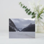 Lake Louise vor dem Tauwetter Postkarte (Stehend Vorderseite)