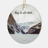 Lake- Louiseweihnachtsverzierung Keramik Ornament (Links)