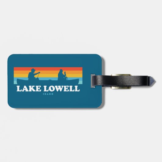 Lake Lowell Idaho Canoe Gepäckanhänger (Rückseite horizontal)
