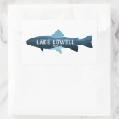 Lake Lowell Idaho Fish Rechteckiger Aufkleber (Tasche)