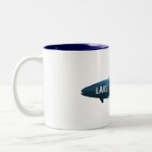 Lake Lowell Idaho Fish Zweifarbige Tasse (Links)